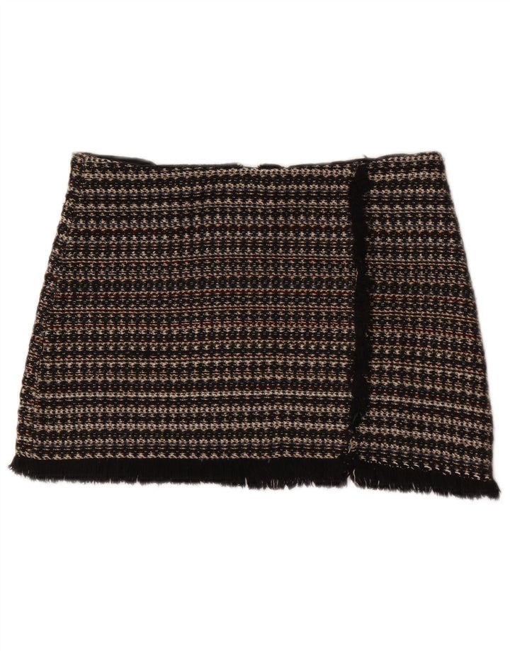 Fusta Mini Trafaluc pentru Dama Zara Mediu W28 Negru Dungi