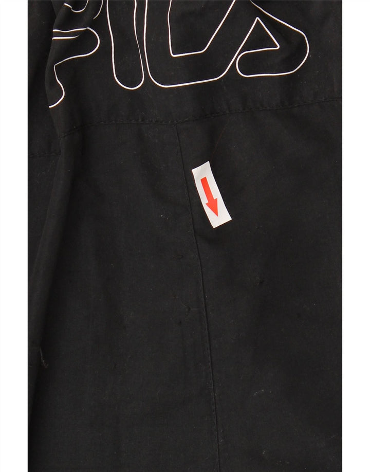 Pantaloni de trening FILA Graphic Capri pentru bărbați, XL, poliester negru