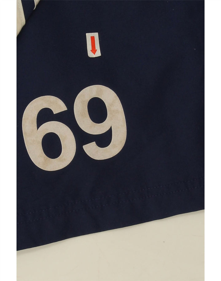 Jachetă de top pentru trening cu grafică Adidas pentru bărbați, mare, albastru bleumarin