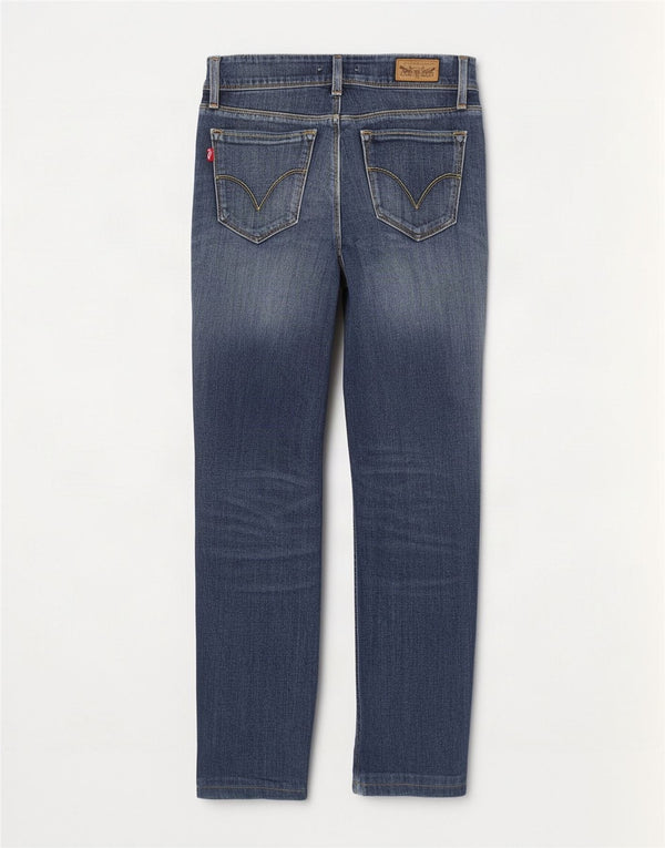 Blugi drepti Levi's 470 pentru femei W30 L28 albastru
