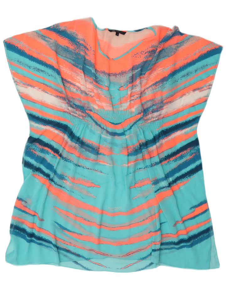 Marks & Spencer rochie caftan transparentă pentru femei UK 10 mic multicolor