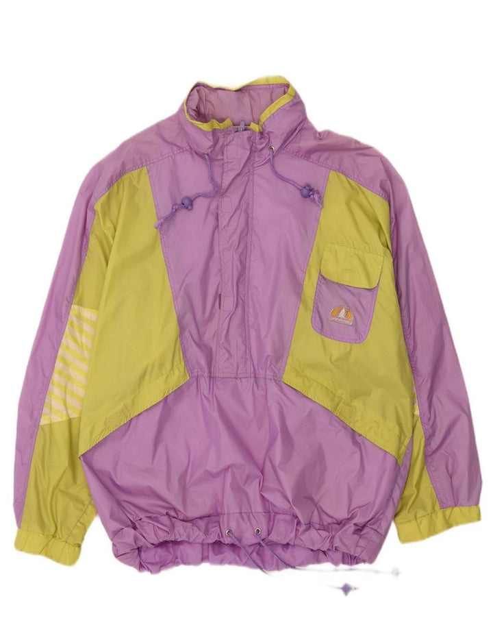 CAMPAGNOLO Mens Pullover Rain Jacket UK 40 Large Purple Colourblock