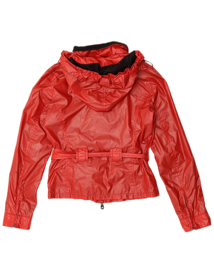 Jachetă de ploaie cu glugă pentru femei Refrigiwear IT 38 XS poliester roșu