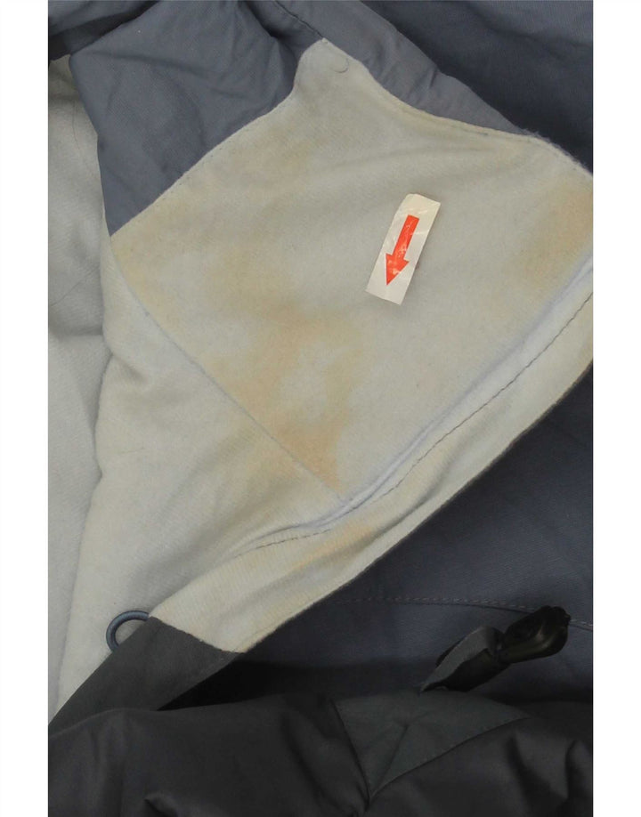 Jachetă de vânt cu glugă Columbia pentru femei UK 14 Medium Blue Colorblock