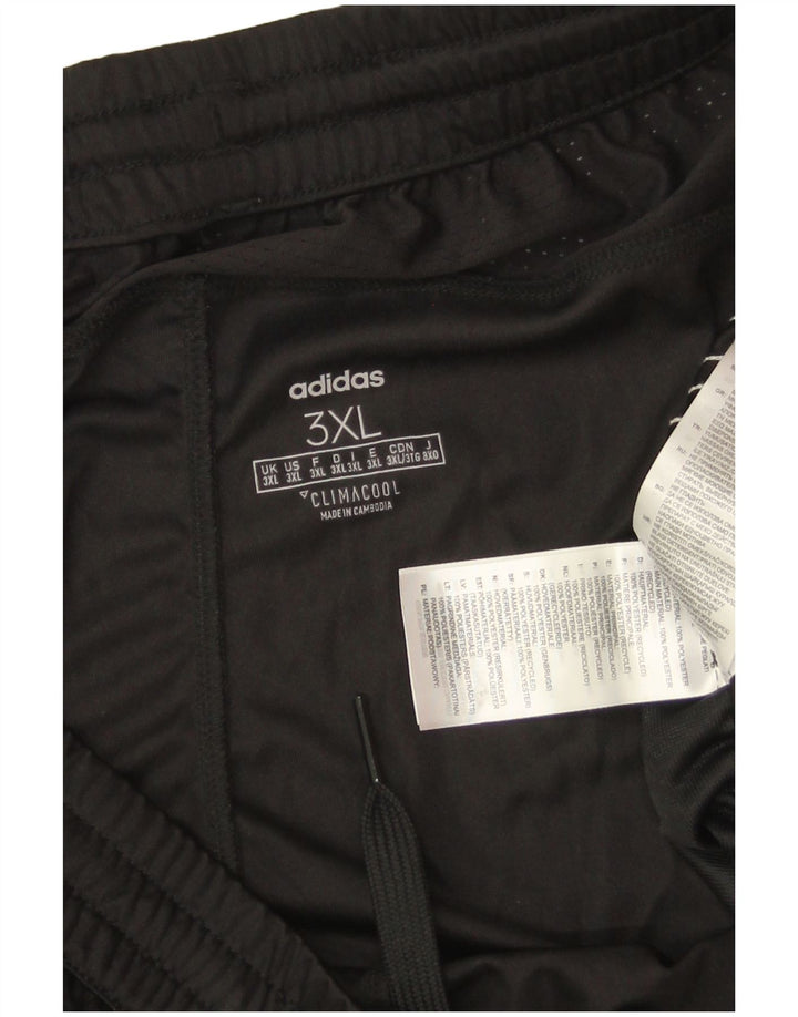 Pantaloni scurți sport Aeroready Adidas pentru bărbați 3XL, poliester negru