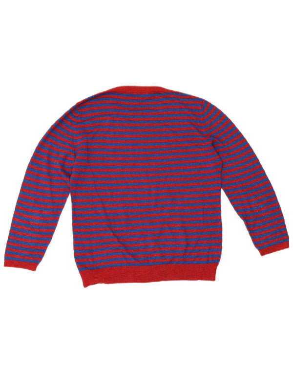 Max Mara Pulover de weekend pentru femei UK 12 Medium Blue Striped