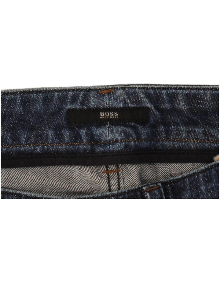 Blugi slim pentru femei Hugo Boss W37 L28 bleumarin