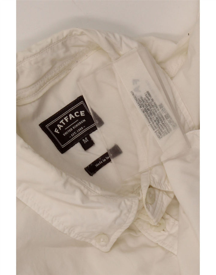 Cămașă pentru bărbați Fat Face Bumbac alb mediu