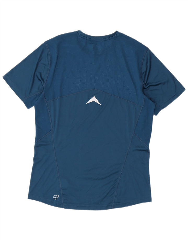 Tricou grafic pentru bărbați Puma Top Medium Blue Geometric Poliester