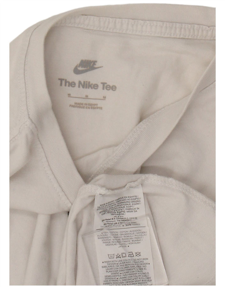 Tricou grafic pentru bărbați Nike Top Medium White Bumbac