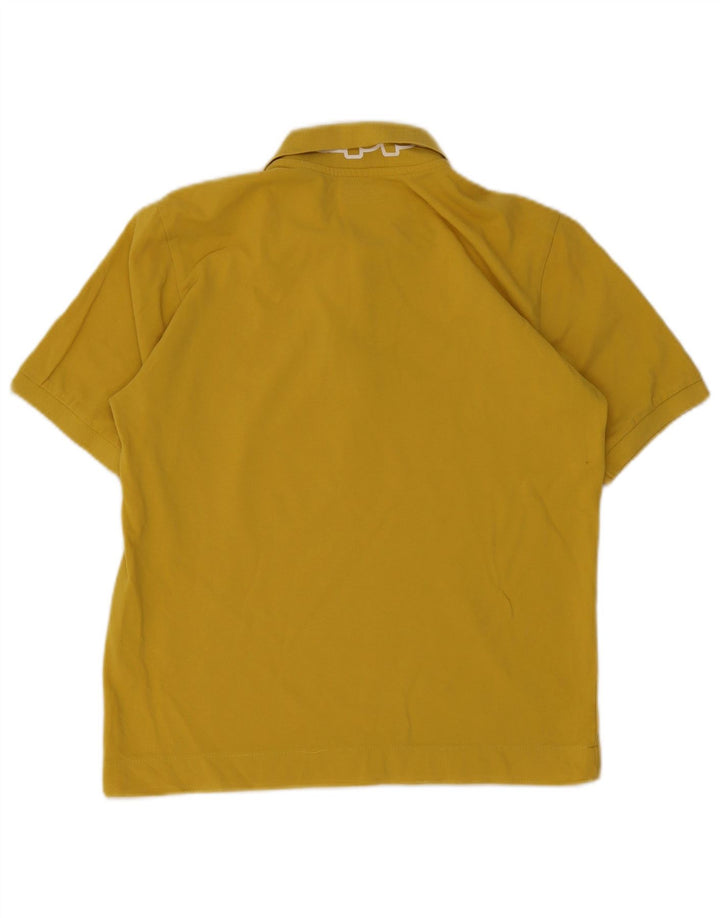 Tricou polo pentru bărbați Kappa Galben mediu