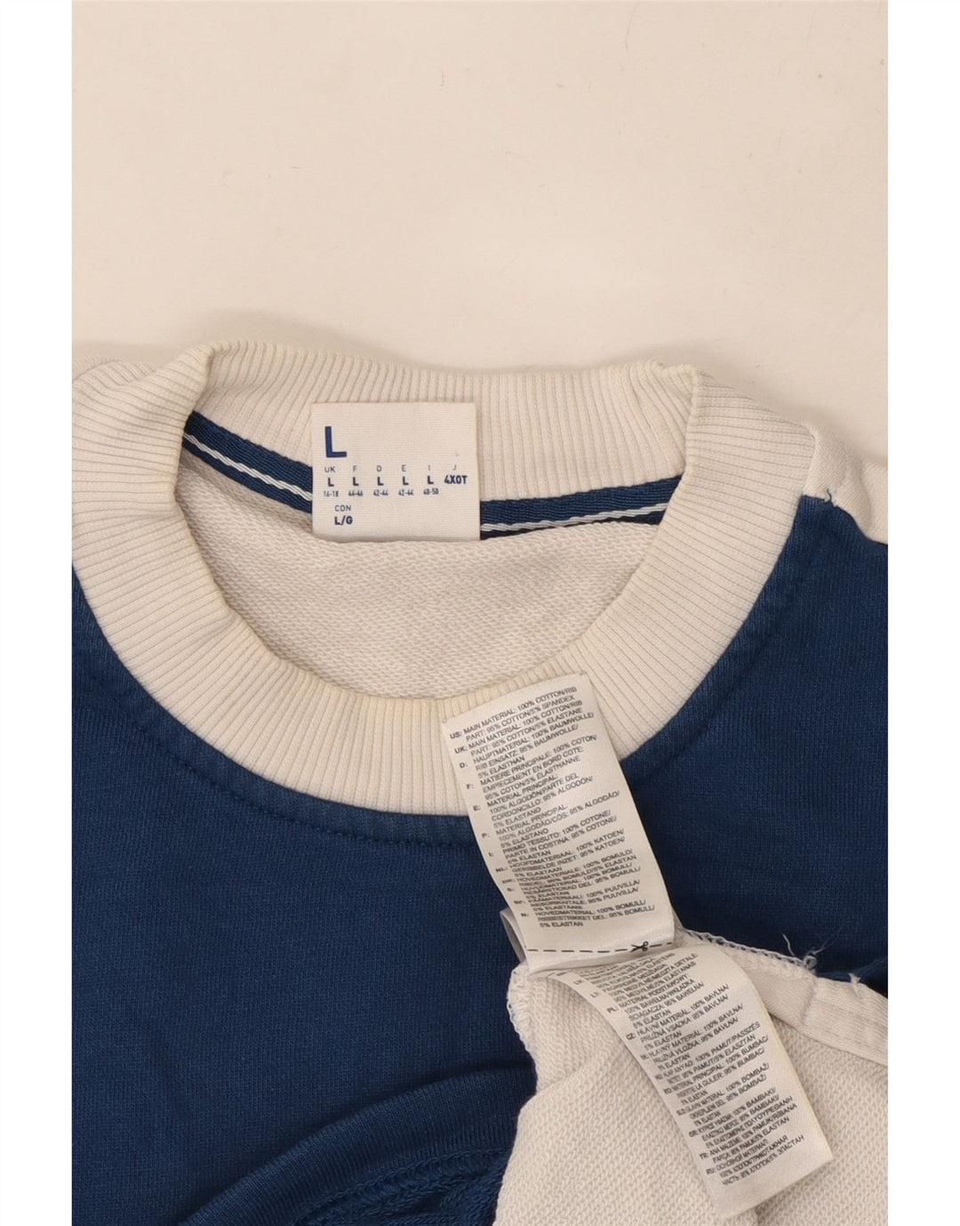 Pulover supradimensionat pentru femei REEBOK UK 16/18, mare, albastru
