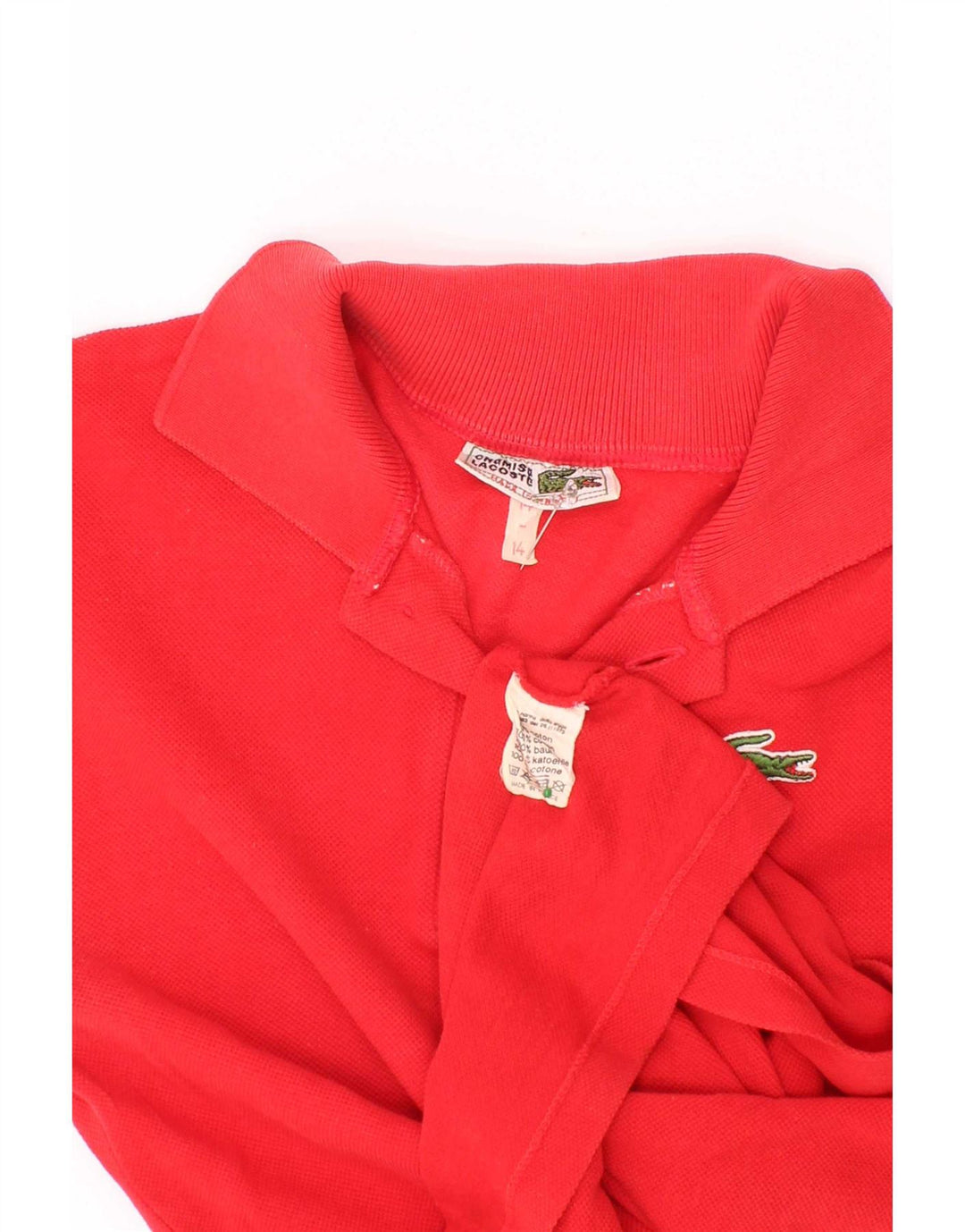 Tricou Polo Lacoste Băieți 13-14 Ani Bumbac Roșu
