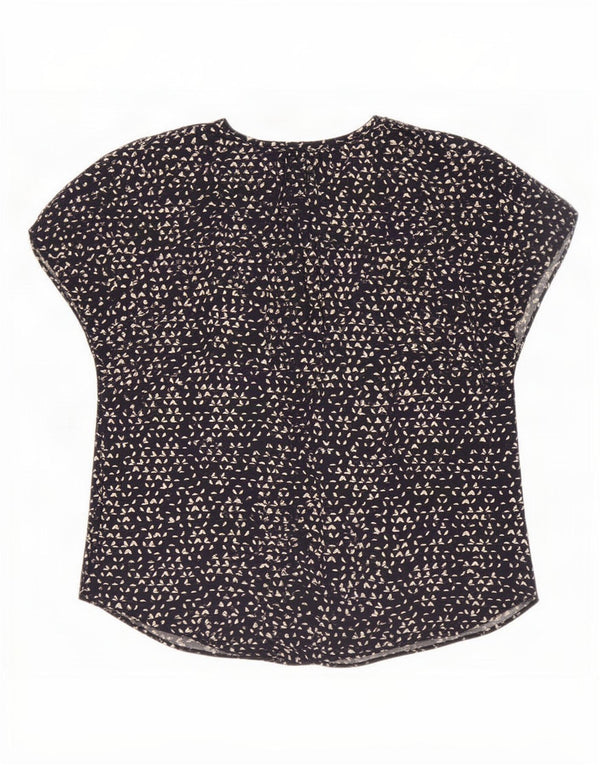 Bluză pentru femei Jigsaw Top UK 12 Medium Bluemarin Spotted Viscose