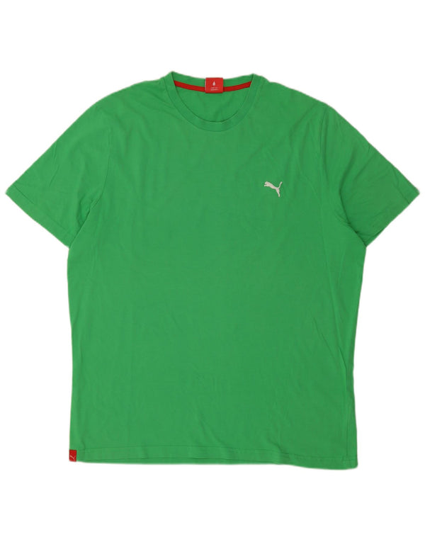 Tricou pentru bărbați Puma Top 2XL bumbac verde