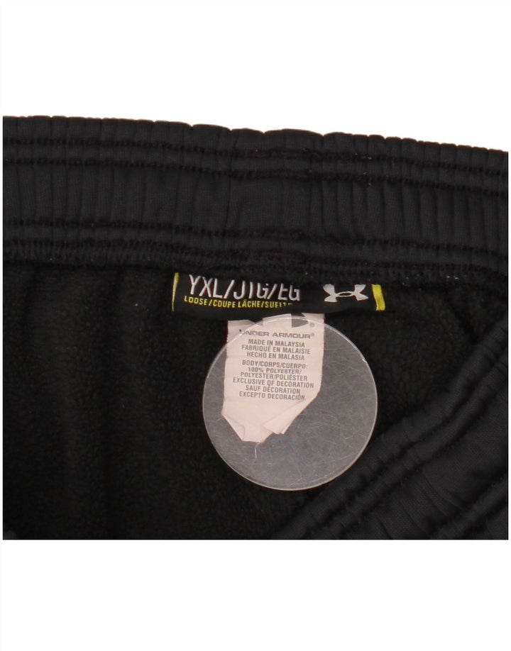 Pantaloni de trening grafic pentru băieți UNDER ARMOUR 13-14 ani XL negru
