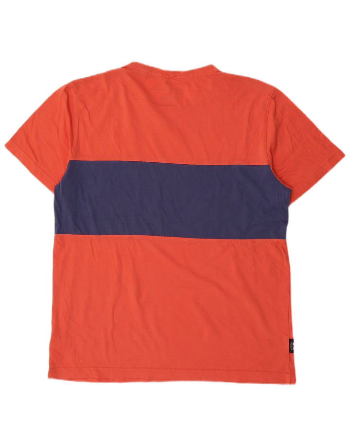 Tricou pentru bărbați Joules Top Medium Orange Colorblock Bumbac