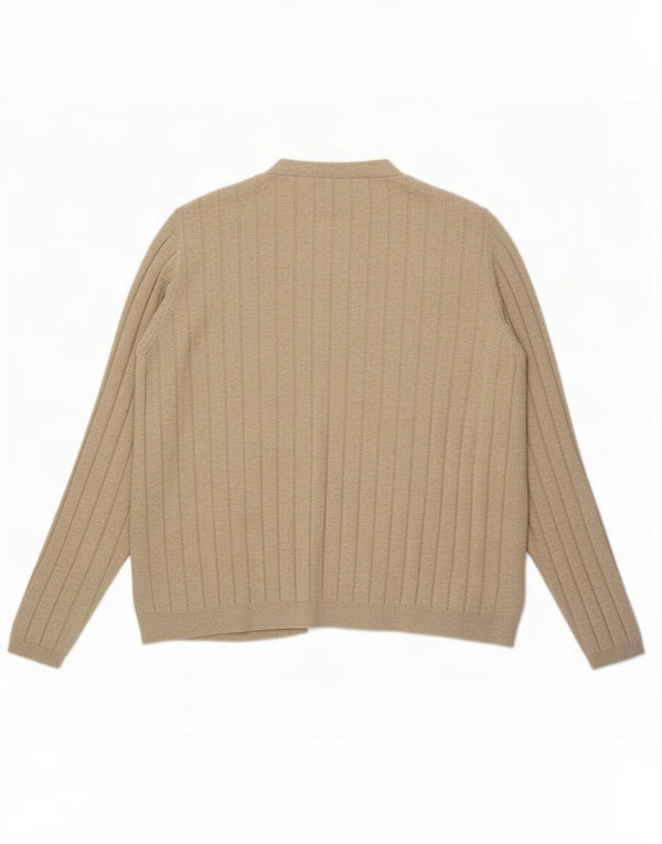 Pulover cardigan deschis supradimensionat pentru femei Marks & Spencer UK 18 XL Bej