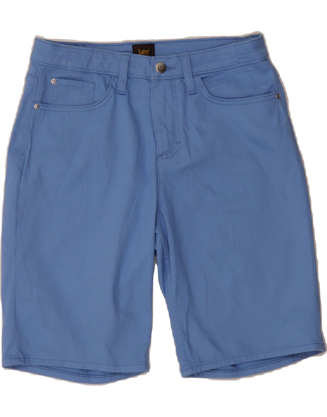 LEE Womens Denim Shorts US 10 Large W30  Blue Cotton Vintage Lee and Second-Hand Lee from Messina Hembry 