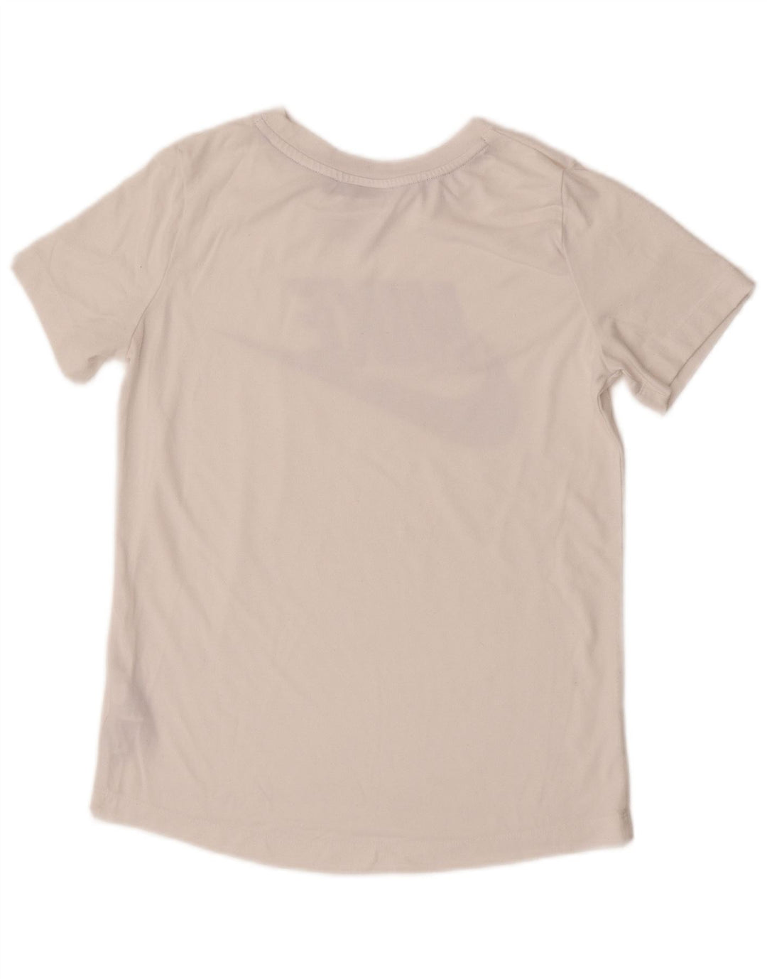 Tricou grafic Nike pentru femei Top UK 10 Small Poliester alb