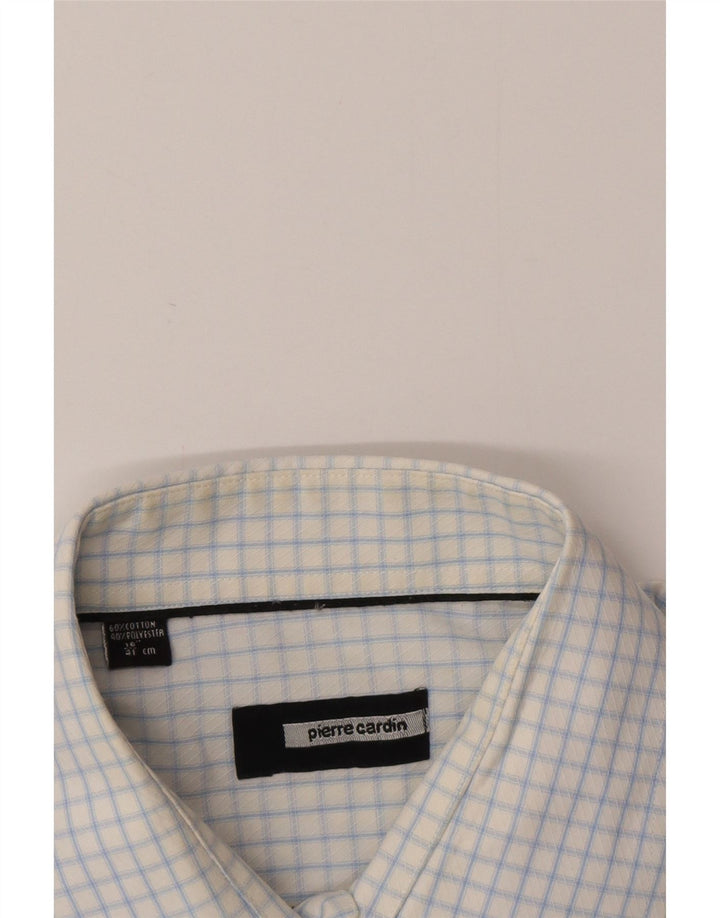 Cămașă pentru bărbați Pierre Cardin Mărimea 41 16 Bumbac cu carouri albastre mari