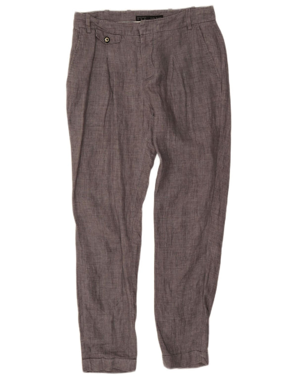 Pantaloni chino slim pentru bărbați Zara XS W24 L26 gri
