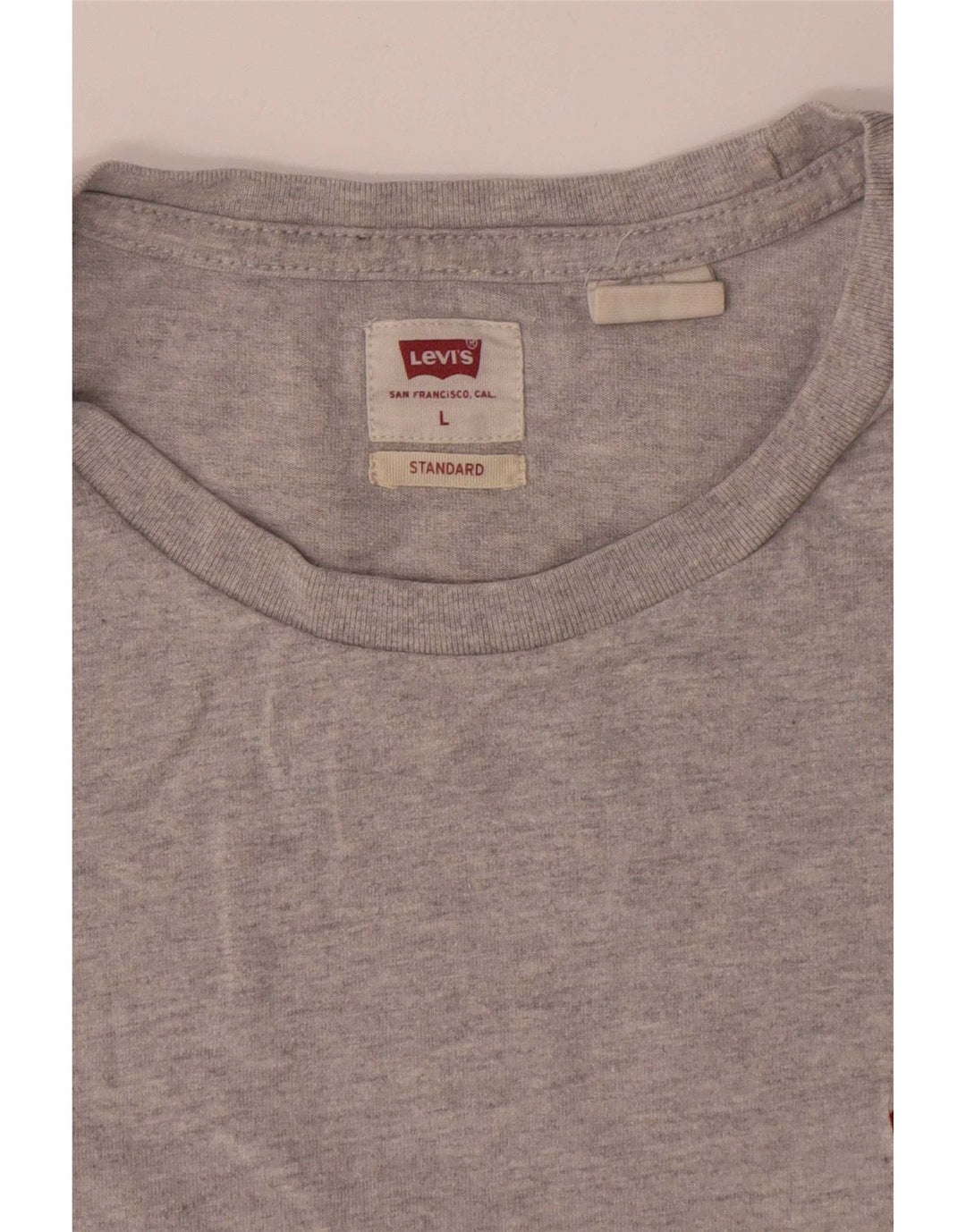 Tricou standard pentru bărbați Levi's Top mare din bumbac gri