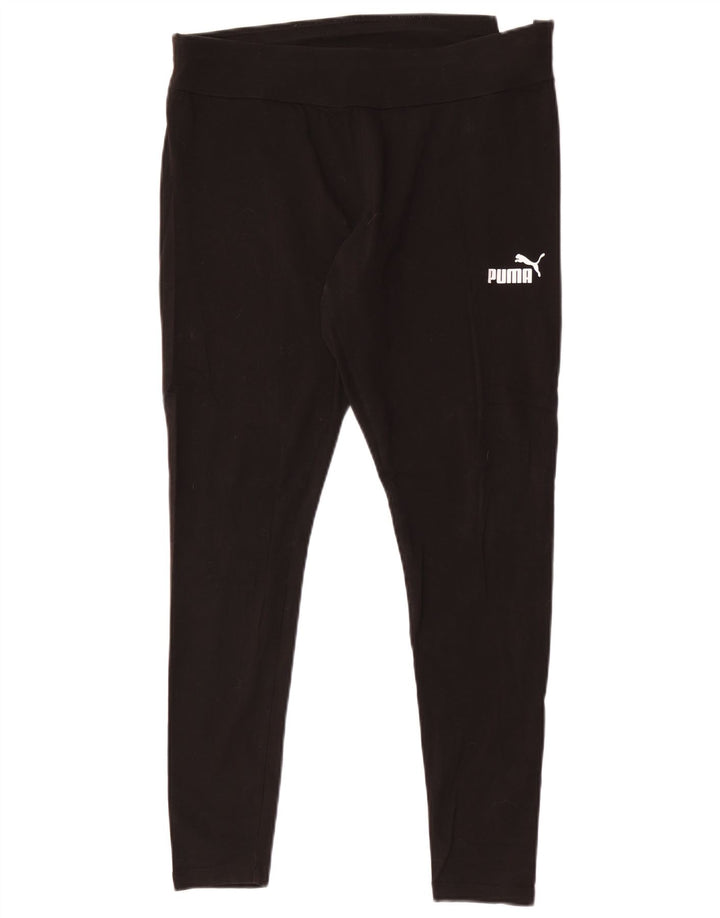 Leggings pentru femei Puma UK 14, mare, negru, bumbac