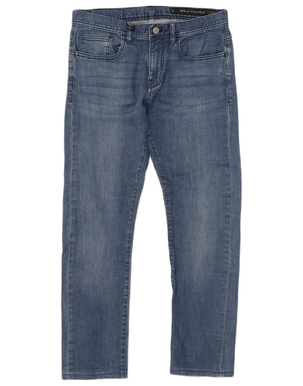 ARMANI EXCHANGE Blugi Slim Bărbați W31 L28 Bumbac Albastru