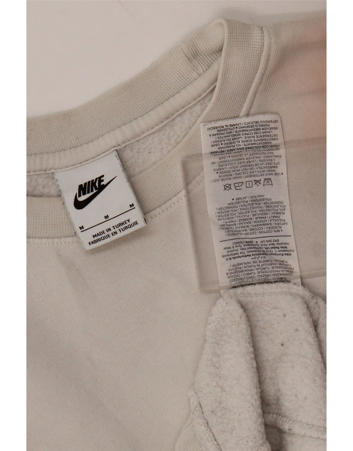 Pulover grafic pentru bărbați NIKE, bumbac, gri mediu