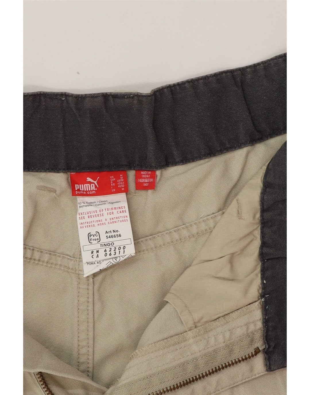 Pantaloni scurți cargo Puma pentru bărbați, mediu W32, bumbac gri