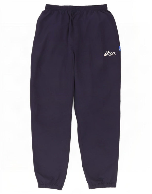 Pantaloni de trening Asics pentru bărbați Pantaloni de jogging mari poliester bleumarin