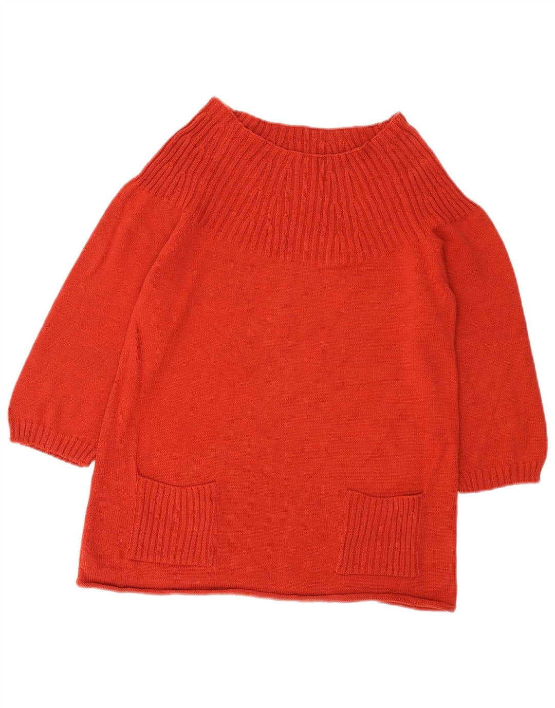 Pulover pentru femei Marks & Spencer Crop Boat Gât, UK 12 Medium Red