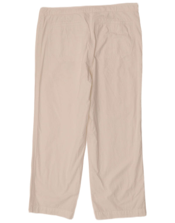 Pantaloni chino drepti pentru femei Marks & Spencer UK 14 Large W34 L26 White