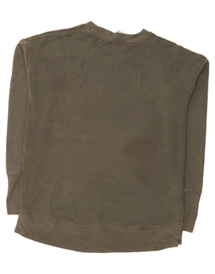 ATHLETA Womens Oversized Sweatshirt Jumper UK 10 Small Green Modal Vintage Athleta and Second-Hand Athleta from Messina Hembry 