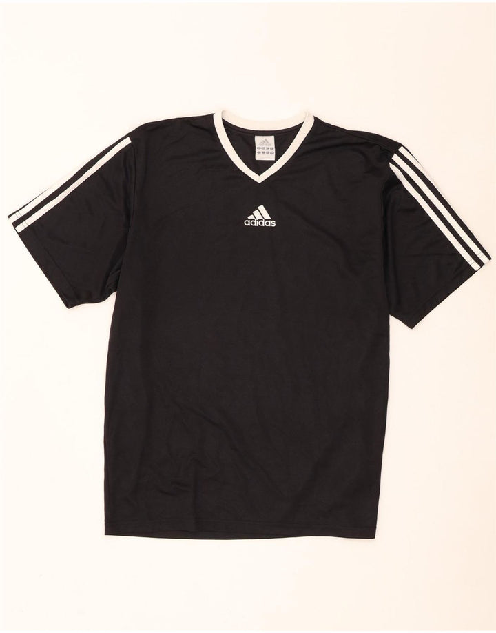 Tricou pentru bărbați Adidas Top Mediu Negru Poliester