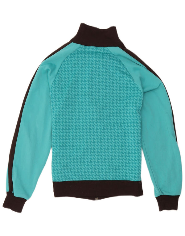 Jachetă de top pentru trening Puma pentru bărbați, albastru mediu, poliester color bloc
