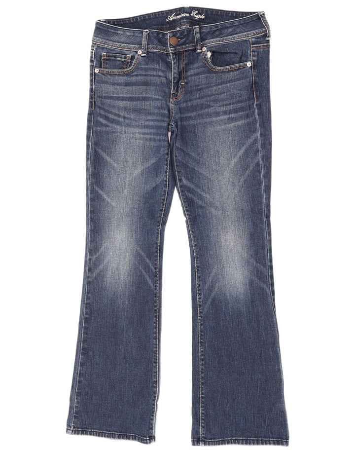 American Eagle Blugi Bootcut pentru femei US 8 Medium W32 L32 Bumbac albastru