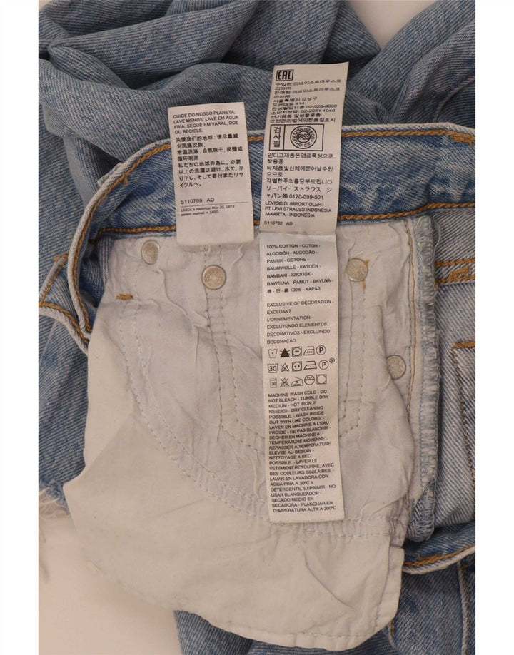 Blugi drepti pentru femei Levi's W24 L28 Bumbac albastru