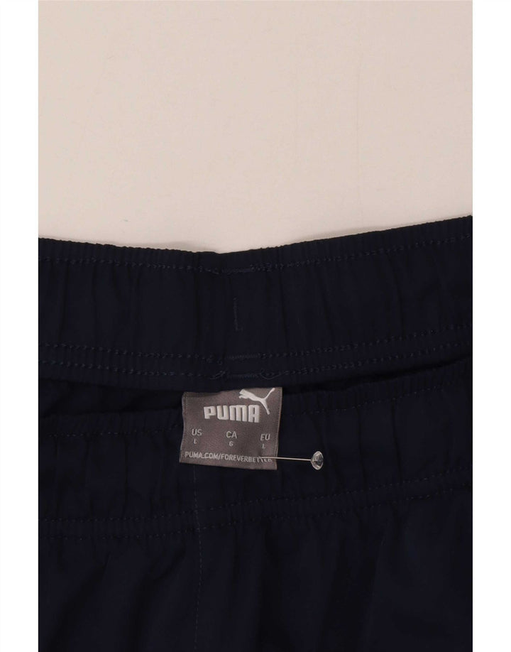Pantaloni scurți sport Puma pentru bărbați, mari, albastru, poliester