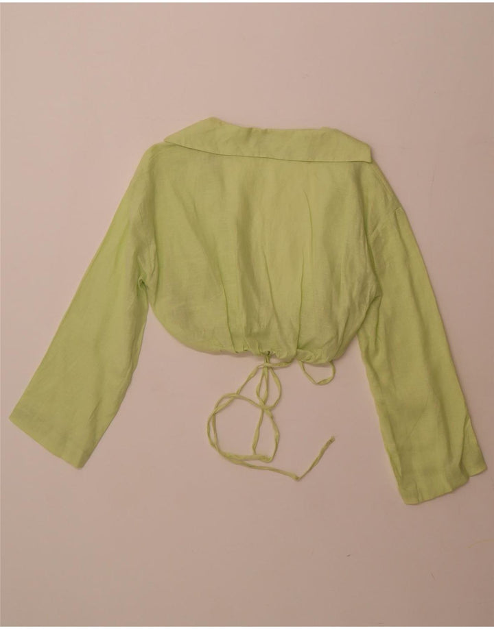 Top cardigan pentru femei ZARA UK 6 XS Verde in