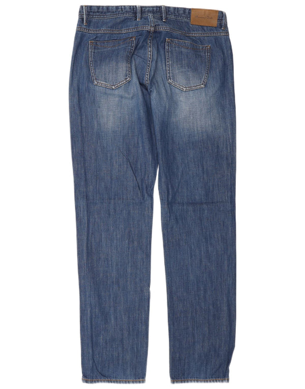 MASSIMO DUTTI Blugi Drepți, Casual Fit, pentru bărbați, EU 44 Large W34 L34 Blue