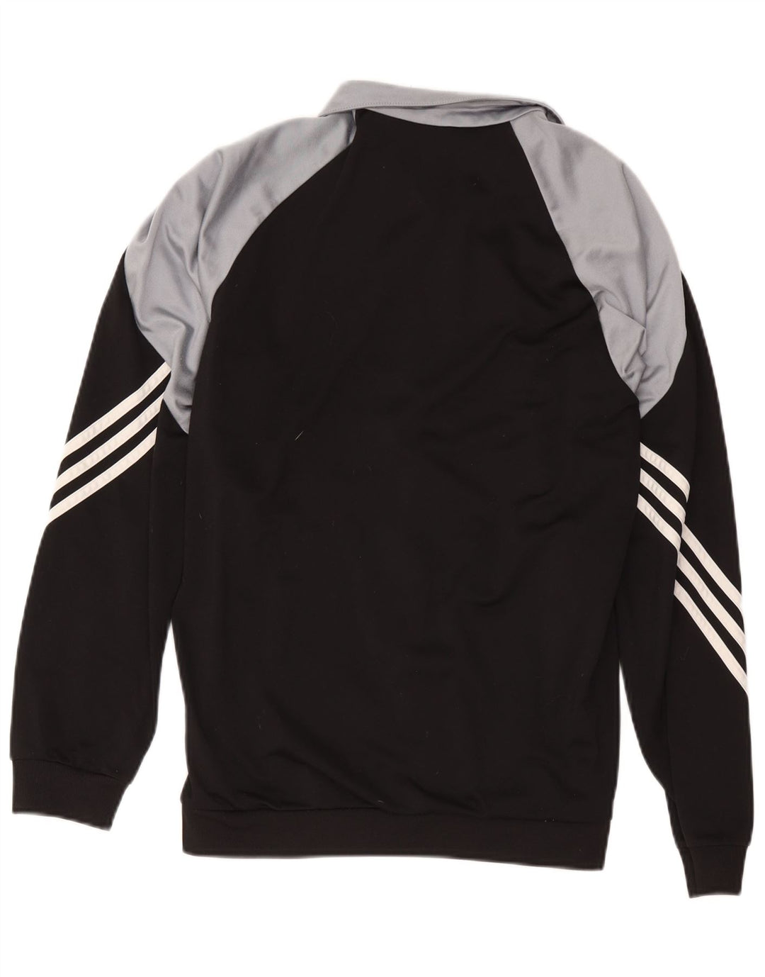 Jachetă de trening pentru bărbați Adidas, negru mediu, poliester bloc de culoare