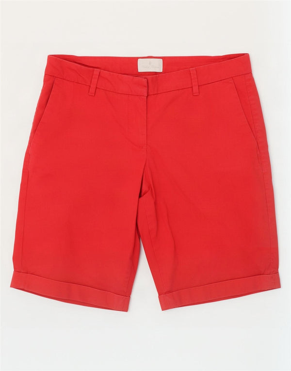 Pantaloni scurți chino pentru femei Conte of Florence IT 42 Medium W30 Bumbac roșu