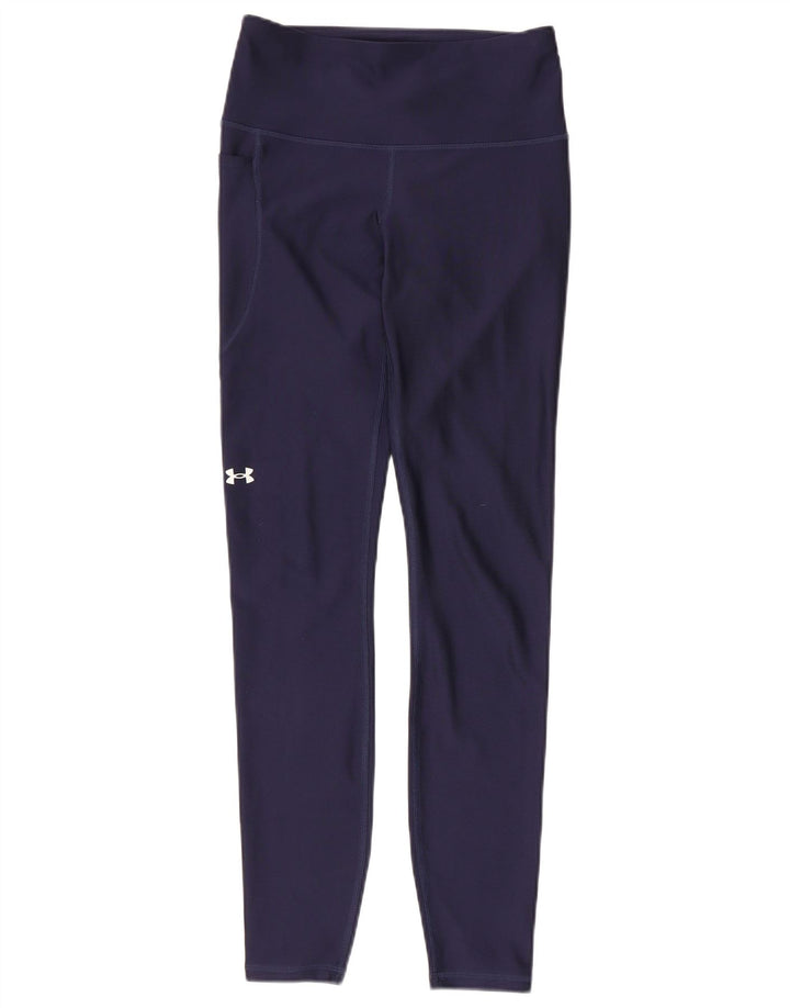 Leggings pentru femei Under Armour UK 8 Small, bleumarin, poliester