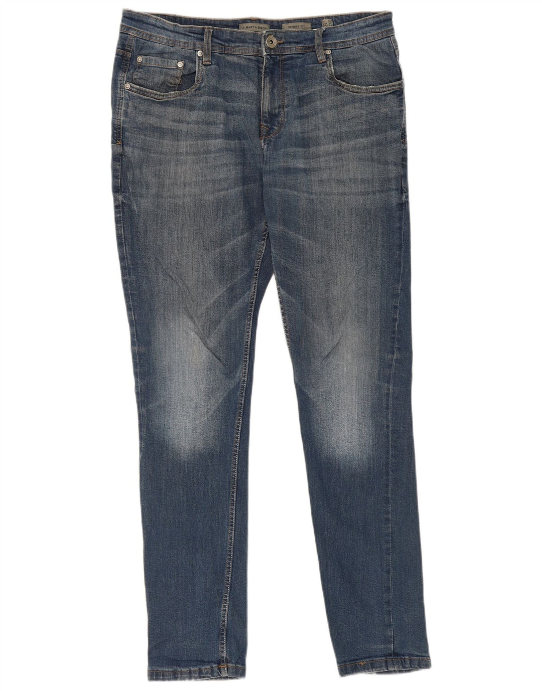 J. HART & BROS Blugi skinny pentru bărbați IT 50 Large W36 L30 Blue Bumbac