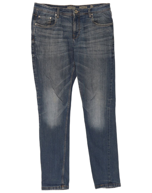 J. HART & BROS Blugi skinny pentru bărbați IT 50 Large W36 L30 Blue Bumbac