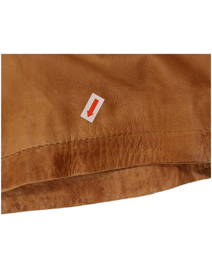 Jachetă din piele pentru bărbați A.W.DUNMORE IT 58 4XL din piele maro