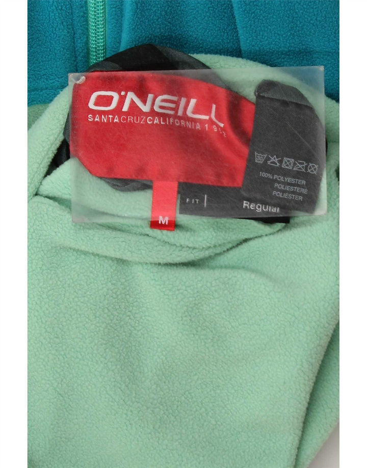 Jachetă fleece cu glugă O'Neill pentru femei UK 12 Medium Green Colorblock