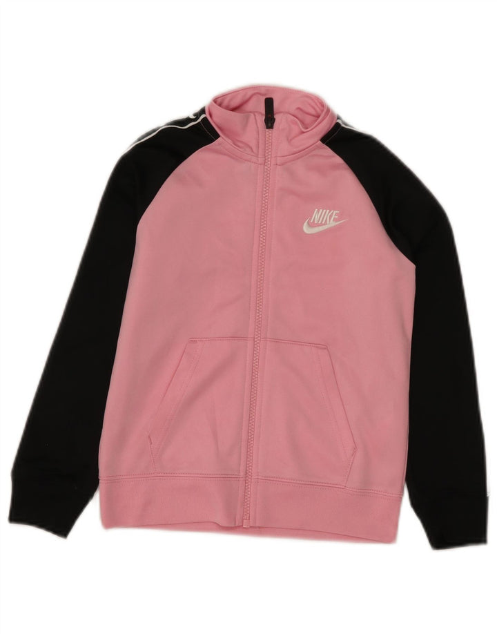 Jachetă de trening pentru fete Nike 5-6 ani Roz mediu Poliester bloc de culoare